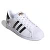 adidas Женские кроссовки Superstar Trefoil Белые Черные FX8543