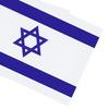20Pcs Hand Held Israel Flag Smooth Lightweight Body Anti-fade Long Lifespan Hand Waving Flags for Parades Events