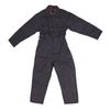 Coverall with Multi Pockets Long Sleeve Zip Front Loose Fit Dustproof Dirt Resistant Safety Work