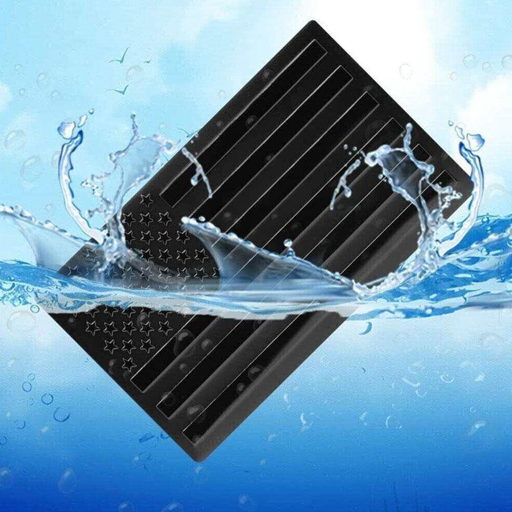 Metal Aluminum Car Stickers 2pcs Black Metal USA American Sticker Accessories Emblem Car Flag Badge Tuning Car Motorcycle