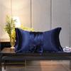 2pcs Pillowcase, Artificial Silk Soft Breathable Skin-friendly Solid Color Cushion Cover, Satin