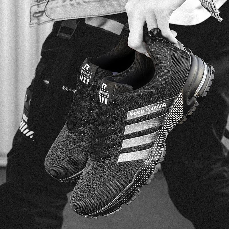 Кроссовки, дышащая уличная спортивная обувь, легкие кроссовки на шнуровке для женщин, удобная спортивная мужская тренировочная обувь