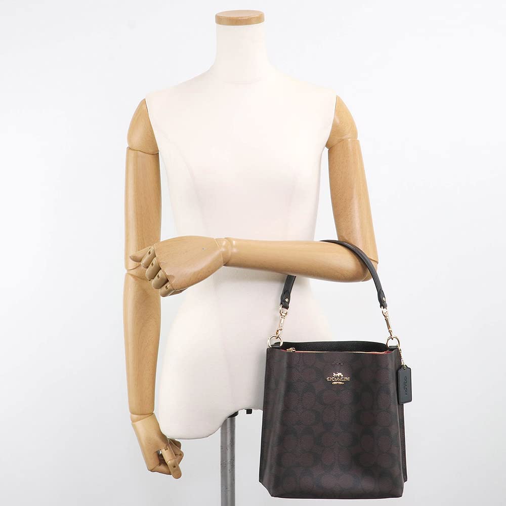 Сумка через плечо CA582 2way Signature Brown [Coach] женская (IMAA8 Черный) [Элемент]