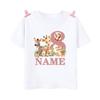Personalized Birthday Shirt 19 Year Shirt Wild Tee Girls Wild Jungle Theme Party Tshirt Animal with Name Outfit Kids Tops Gift