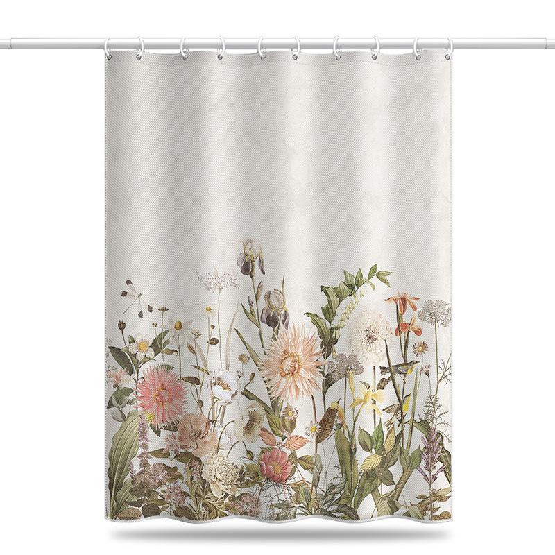 Утолщенная водонепроницаемая занавеска для ванной комнаты, устойчивая к плесени, занавеска для душа, занавеска для душевой перегородки, занавеска для душа, занавеска для ванной комнаты, бесплатная перфорация