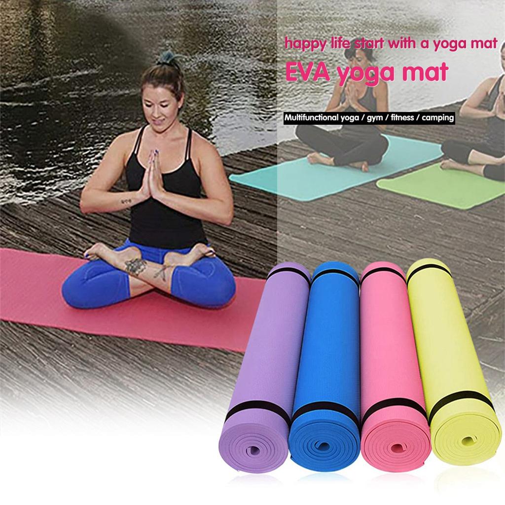 4MM EVA Thick Durable Yoga Mat Non-slip EXercise Fitness Pad Mat