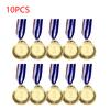 10/20/30pcs Gold Silver Bronze Prizes Winners Medals Sports Day Competitions Awards Medal Adults Children Outdoor Games Souvenir