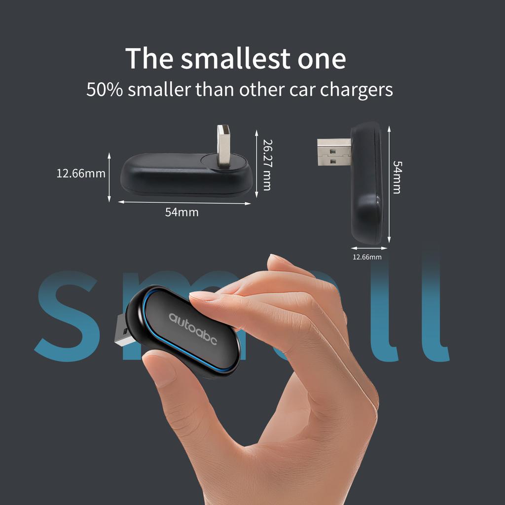 НОВЫЙ вращающийся на 360° беспроводной беспроводной адаптер CarPlay Android Auto, универсальный смарт-мини-бокс для Volkswagen Honda Toyota