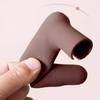 2Pcs Silicone Door Handle Covers Universal Anti-Collision Anti-Static Safety Door Lever Grip Handle Cover Bumper Protectors Cushions