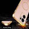 For Oppo Reno13 F 5G/Reno13 FS 5G Phone Case Carbon Fiber Textured Electroplated TPU Back Cover