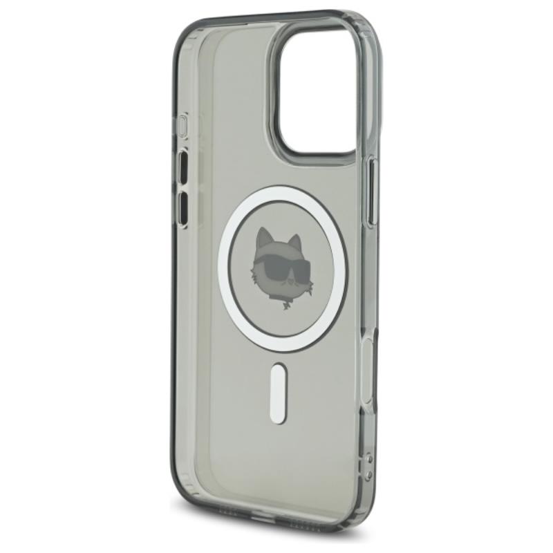 Karl Lagerfeld Iml Metal Choupette Head Magsafe - Etui Iphone 16 Pro (Czarny)