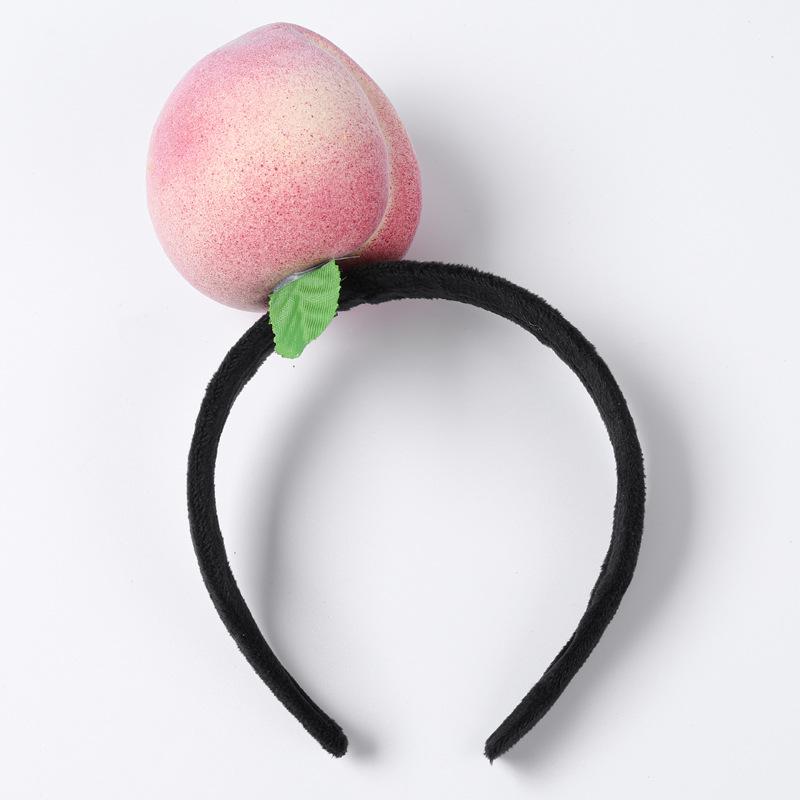 Креативные 3D-ободки для волос с овощами: Аксессуары для волос из моркови, перца, баклажана и зеленых овощей для женщин