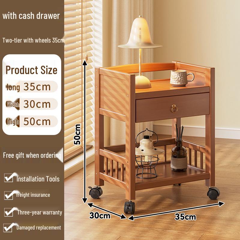 Многоярусная мобильная стойка для хранения: Напольная, многофункциональная тележка для гостиной и предметов домашнего обихода.