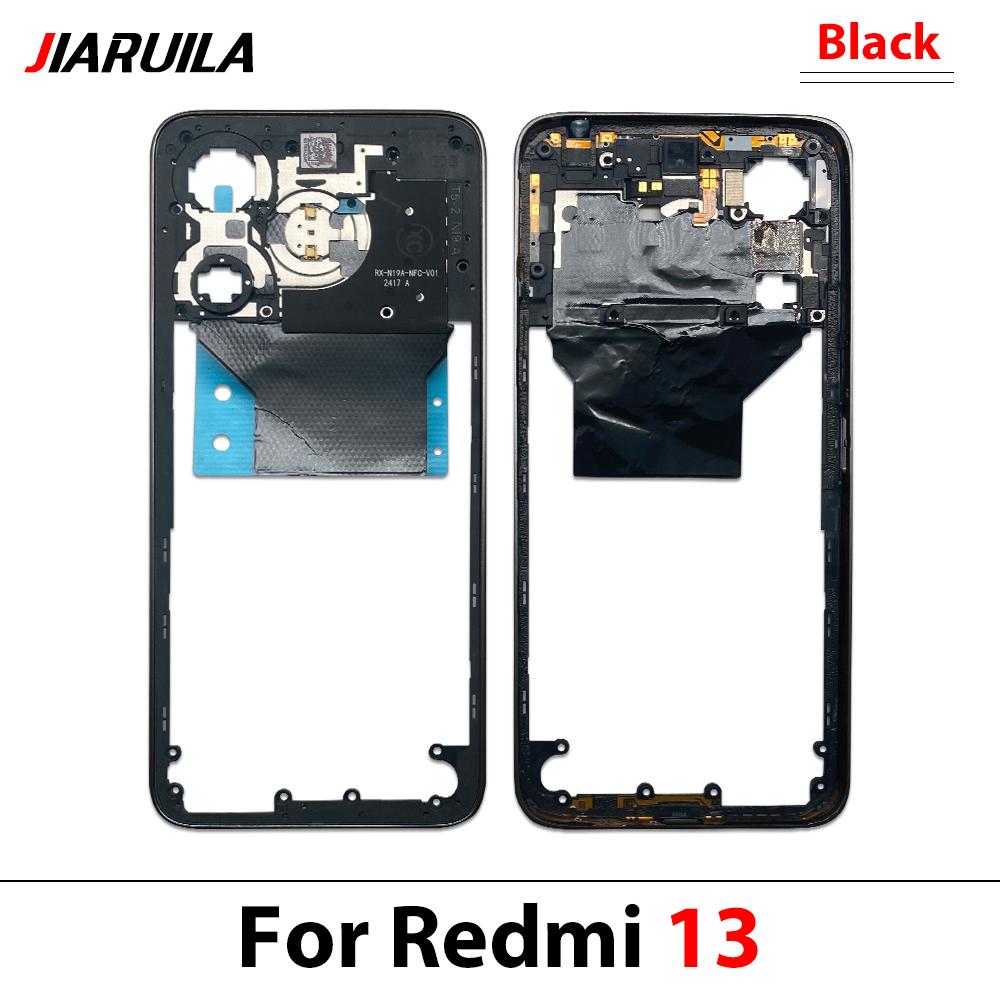 НОВЫЙ Средняя рамка Корпус Замена деталей Для Xiaomi Redmi 13 13C 14C A5 Средняя рамка