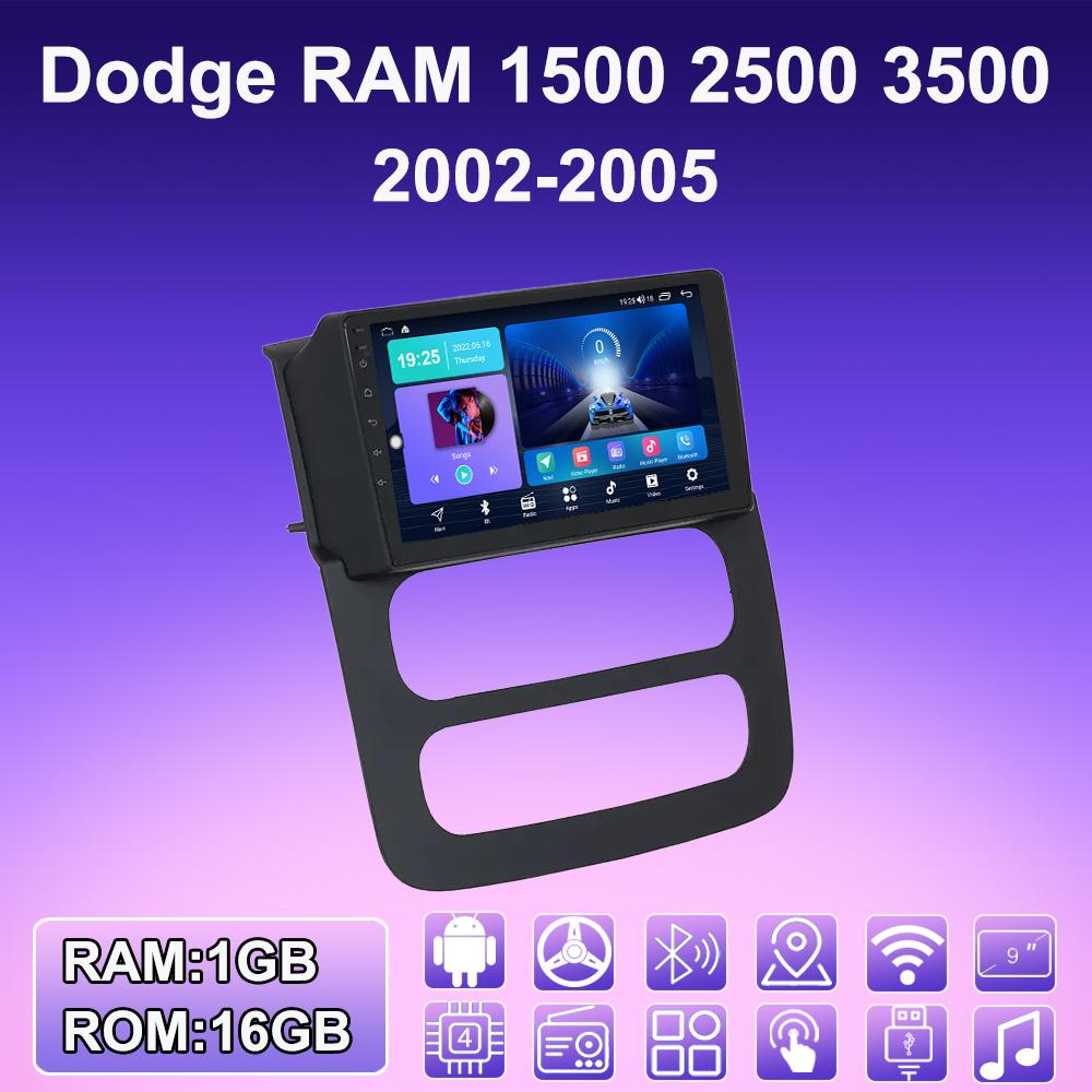 2 DIN Android Carplay Car Radio For Dodge RAM 1500 2500 3500 2002-2005 Multimedia Player Head Unit Stereo GPS Navigation BT WIFI 2+32GB