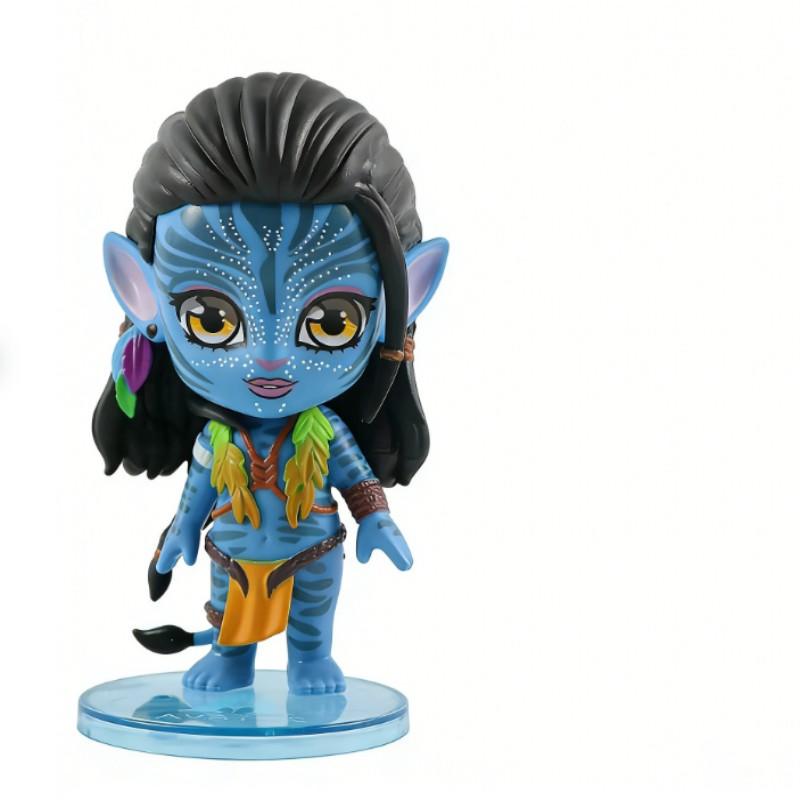 Милая Фигурка Джейка Салли и Нейтири из Аватара 2, ПВХ, 12 см - Коллекционные Игрушки с Персонажами Аниме для Фанатов, Детей, Взрослых, Украшение для Дома