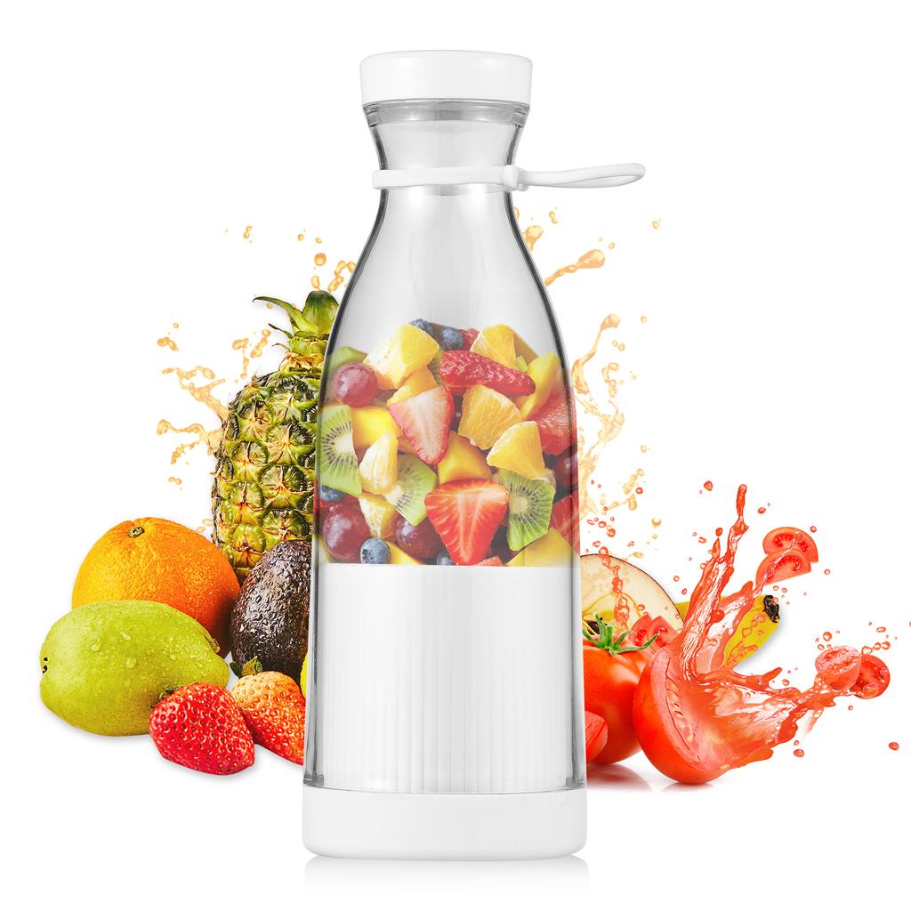 Portable Mini Electric Blender 300ml Juicer Cup 6 Blades for Smoothie Milkshake Juice Baby Food