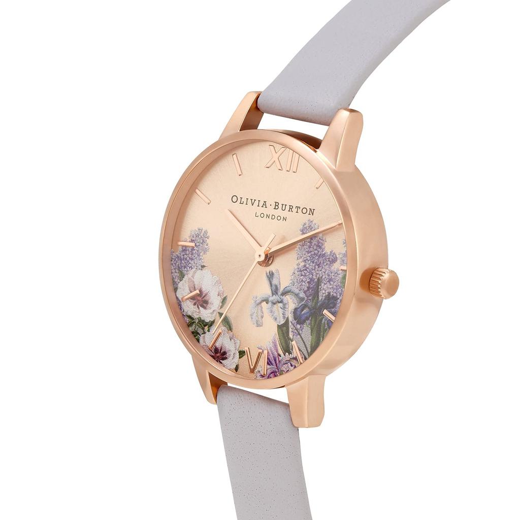 Authorized Distributor Olivia Burton Watch Ladies OB16FS106 Secret Garden Midi Parma Violet Rose Gold [OLIVIA BURTON] &