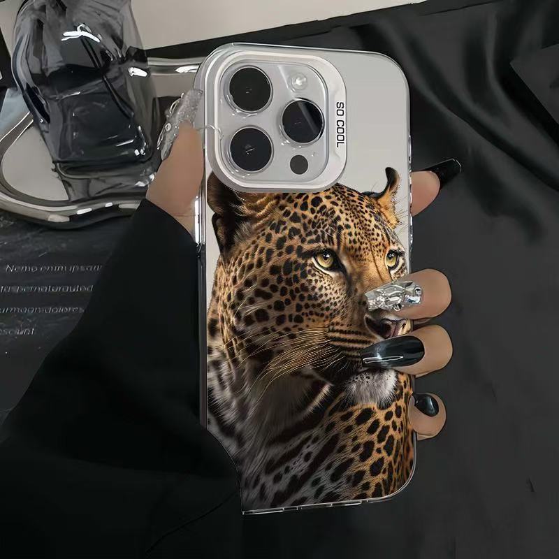 Новый леопардовый подходит для чехла для мобильного телефона iphone17 Apple 15promax/14 модный мужской и женский 13pro12 Европа и Америка 16