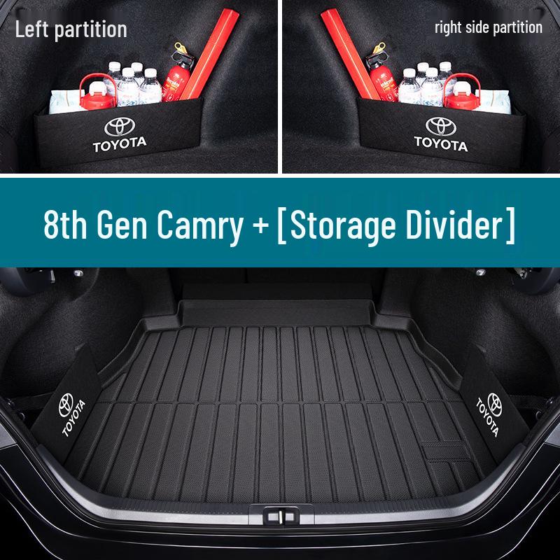 Коврик в багажник Toyota Camry для старых моделей (6-й-9-й Поколения) - Водонепроницаемый коврик в задний кофр