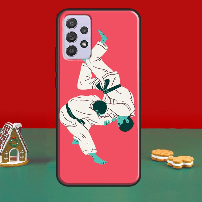 Judo Case For Samsung A52 A12 A22 A32 A42 A72 A51 A71 A50 A70 A41 A31 A11 A21S A52S Soft Cover