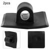 2PCS Black Plastic Engine Motor Clip Stand Holder Mount Clips for Kayak Boat Canoe