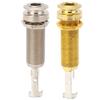 Guitar Bass Barrel Jack 1/4 Inch Reduce Noise Metal Cylinder Output Jack Socket for Electric Guitars