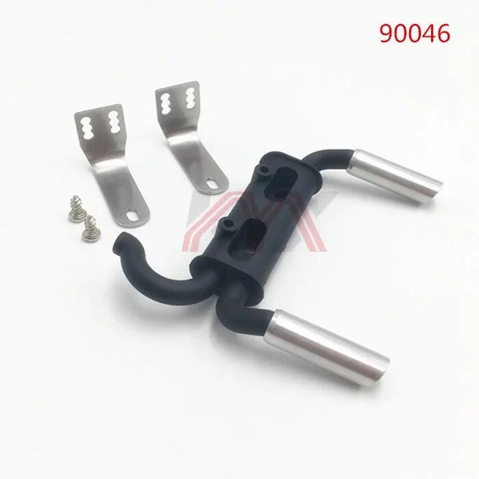 Радиоуправляемый автомобиль, хвостовая горловина, выхлопная труба, вентиляционные хвостовые трубы для 1/10, радиоуправляемый гусеничный автомобиль Trax Trx-4 Defender Axial Scx10 90046 90047 Scx10ii