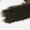 Punk Leather Fur Belt Spicy Girl Y2K Waistband Fashion Plush Belt  Dress Decoration