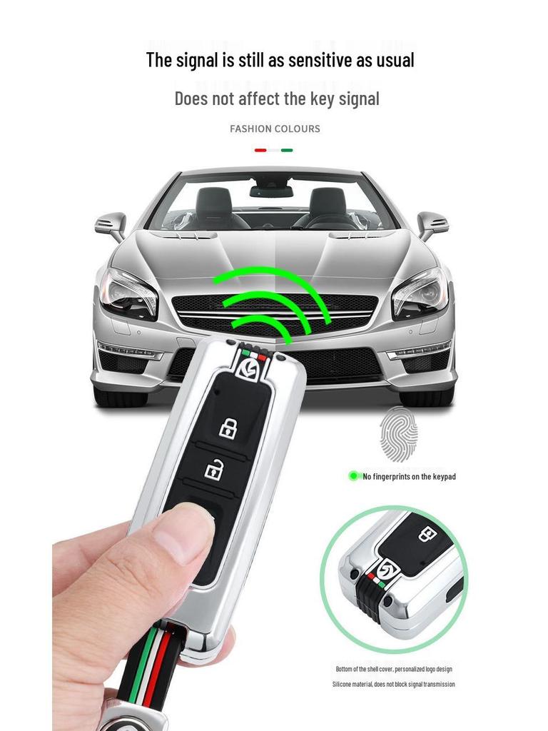 Baojun Car Key Cover for Hongguang MINI, Nano, EV, 730, 510, 310, 360, E200, S3 Journey