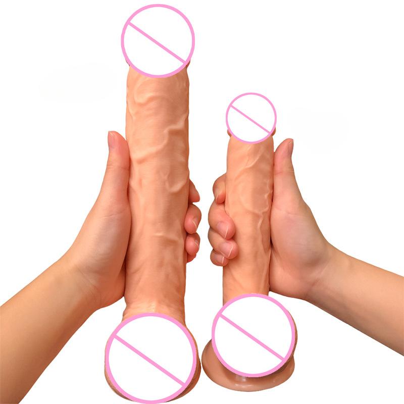 Большой и маленький дилдо на присоске ручной дилдо тонкий дилдо мужской женский мастурбатор