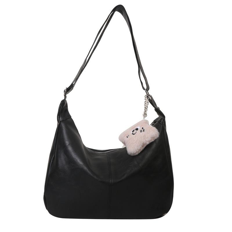 Stylish Large Capacity Women's Tote Bag For Winter Fashion With Vintage Charm And Soft Pu Material