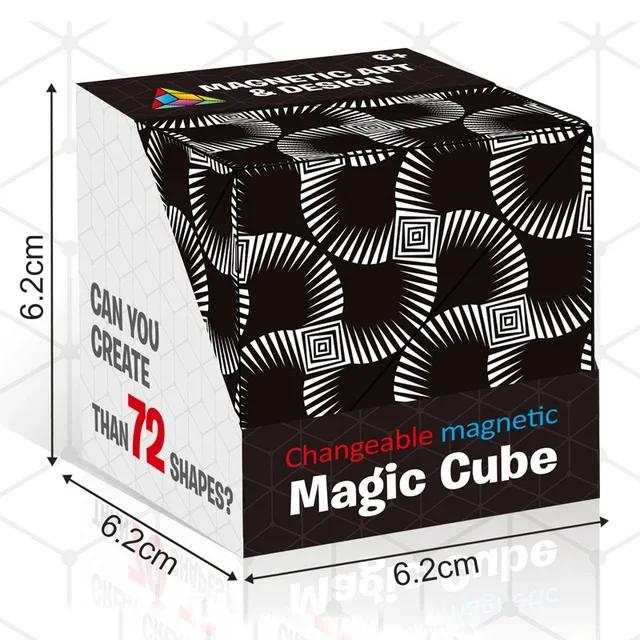 2024 Infinite magnetic cube 3D three-dimensional geometric cube children's thinking exercise educational toys