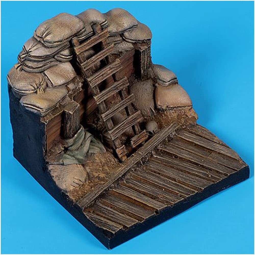 Black Dog World War I Trench Diorama Base Plastic Model Parts HAUD35122 1/35 No.4