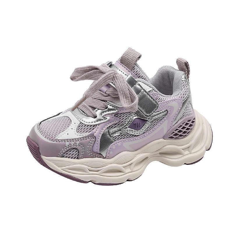 Children's sports shoes, new spring Korean version, lightweight and breathable dad shoes for boys, versatile and fashionable casual shoes for girls