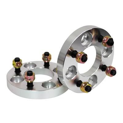 Durax PCD100 Широкий проставочный диск, 0,8 дюйма (20 мм), 4H, M12 x P1.25, Набор из 2 штук (Серебряный)