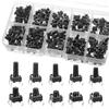 200pcs 6*6 Size Micro Switch 4 Feet Universal Switch Key Switch Kit  Electronic Projects