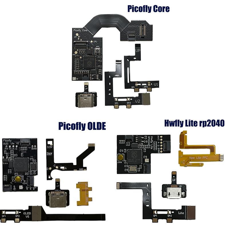 1 комплект для чипа Picofly OLED с возможностью обновления и прошивки, поддержка Hwfly Lite Rp2040 для Picofly Core