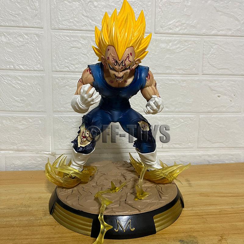 Anime Drogan Boll Z Gk Vegeta Figure Majin Vegeta Figurine 28cm With Base Pvc Statue Action Figures Collection Model Toys Gifts