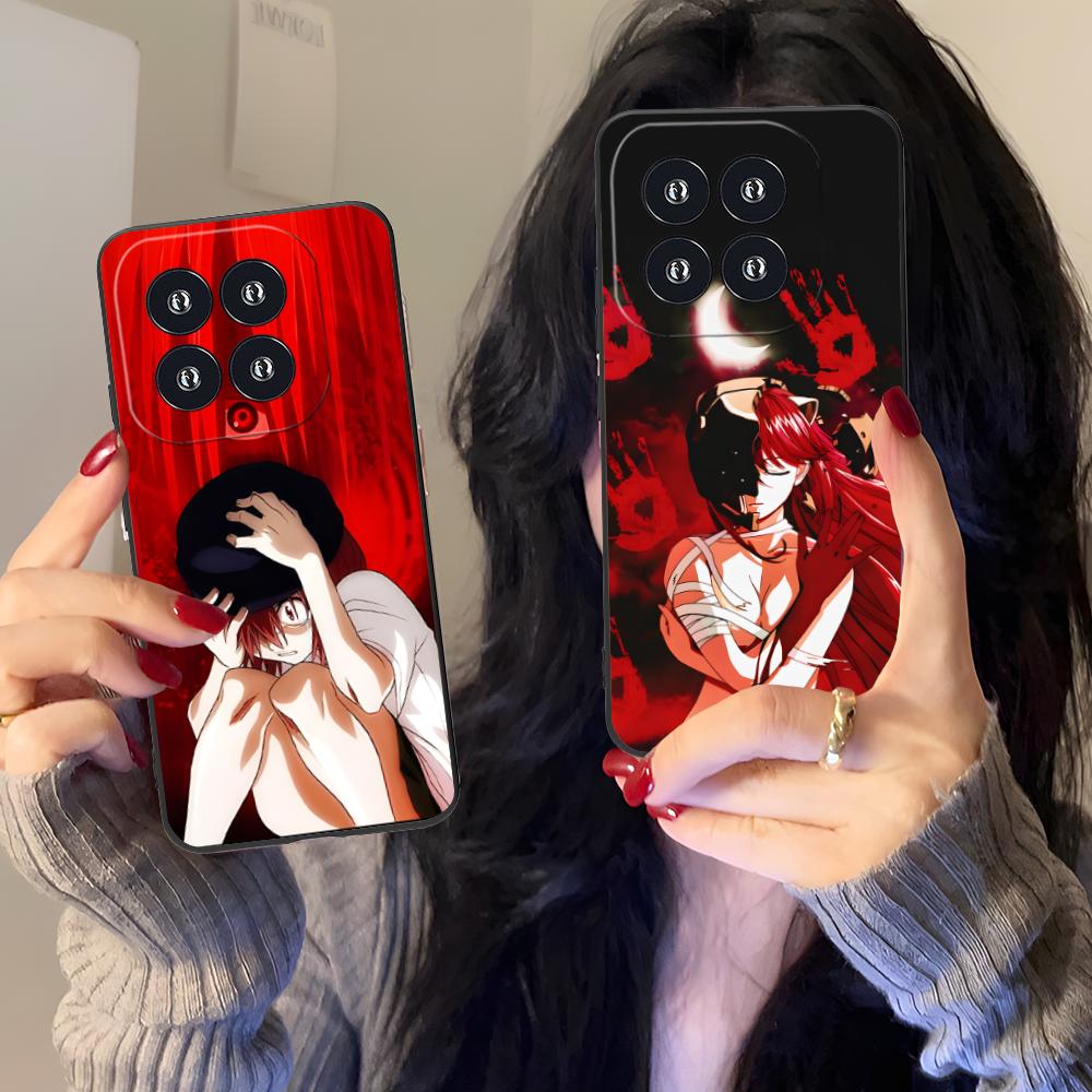 Чехол для телефона Lucy из Elfen Lied для Xiaomi 15 14 13 12 Mi 11 T Ultra Lite Pro S X 5G Цветная печать Мобильные телефоны Красивый смартфон