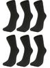 WIOIW Tabi Set of 6 Men's Two-Toe Socks, Moisture-Wicking, Quick-Drying,
