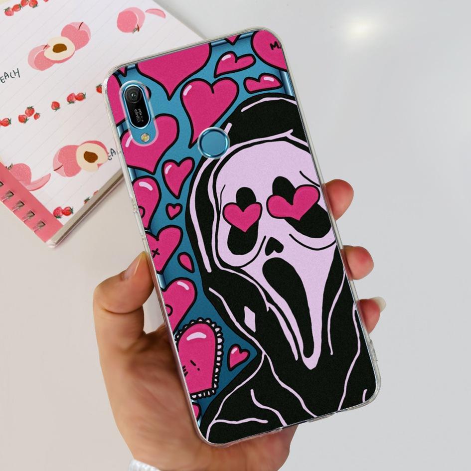 For Huawei Y6 2019 Case Y6 Pro 2019 Back Cover Popular Butterfly Astronaut Soft Silicone Phone Case For Huawei Y6s Y 6 2019 Capa