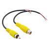15см аудио 2pin Rca гнездо или штекер аудио кабель удлинитель Av одинарная головка видео штекер стерео удлинительный провод инструменты разъем