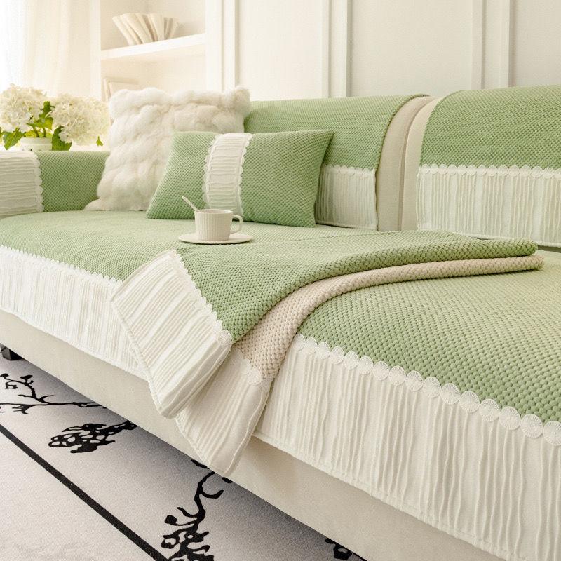 Новый французский кремовый диван-подушка Four Seasons Universal Cover Cloth Sofa Cushion Cover