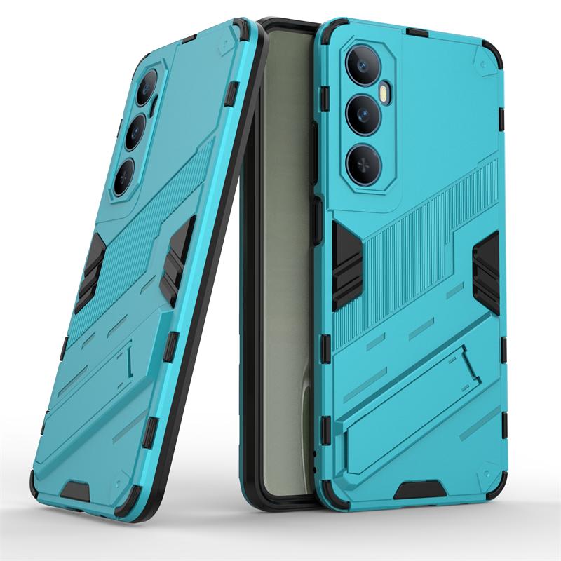 Для Realme C65 4G чехол роскошный автомобильный магнитный держатель чехол для телефона для RealmeC65 c 65 2024 4G бронированный противоударный подставка задняя крышка