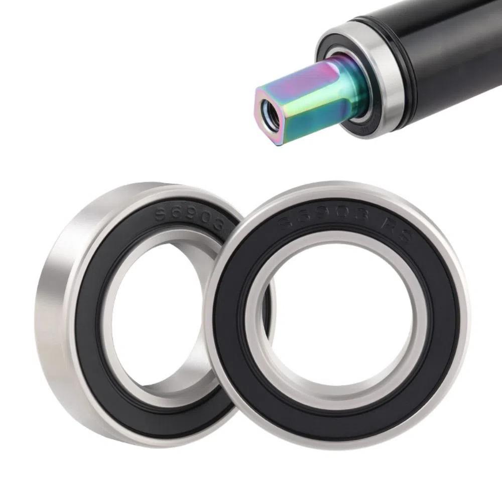 Подшипник велосипедный из нержавеющей стали S6903 MTB Нижний подшипник Велосипедные запчасти Подшипник средней оси MTB
