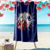 Пляжное полотенце с принтом New England Patriots, большое, мягкое, быстросохнущее, для пляжа, кемпинга, плавания