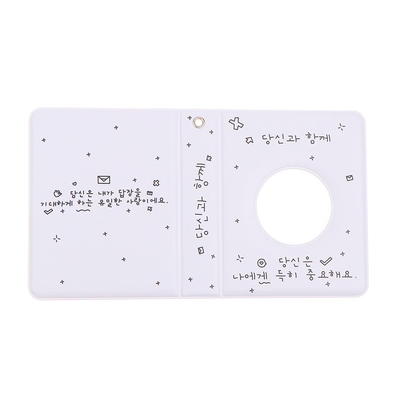 Ins Cute Mini 3-Inch Album 36 Pockets Card Binder Kpop Idol Pictures Storage Case Transparent Inner Page Collection Album