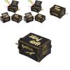 Black Potter Harry Music Box Engraved Wooden Music Box Interesting Toy Xmas Gift
