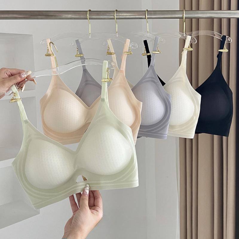 Летний бесшовный бюстгальтер пуш-ап без косточек, красивый бюстгальтер для спины, тонкий бюстгальтер, предотвращающий провисание